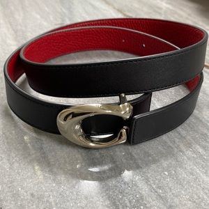 Black Coach belt